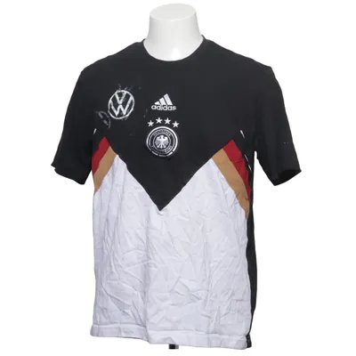 Maillot de football (Noir, Blanc, Multicolore) de Adidas Coton, Polyester recyclé