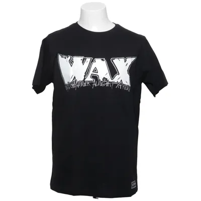 T-shirt (Zwart) van Wax Katoen