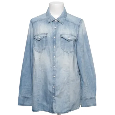 Chemise en jean (Bleu) de XLNT by KappAhl Coton, Polyester