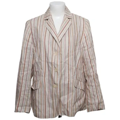 Blazer (Beige, Multicolore) de Marcona Lin, Polyester, Viscose
