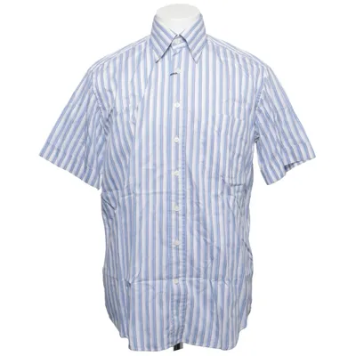 Short sleeve shirt (Blue, White) from Café Coton Cotton