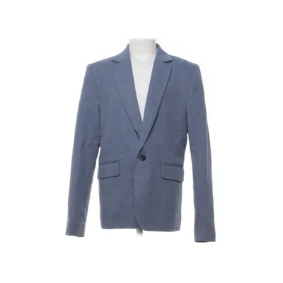 Blazer (Blauw) van H&M Katoen, Linnen, Polyester