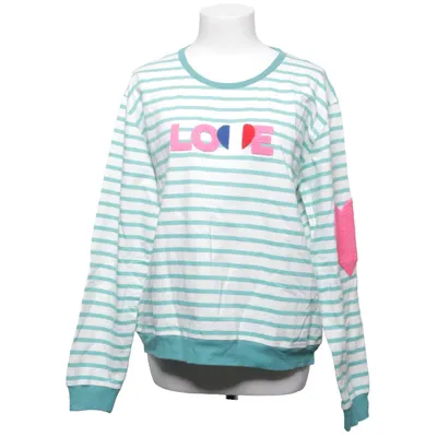 Collegetröja (Vit, Grön, Rosa) från Rosas Bomull