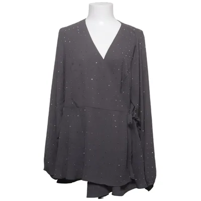 Slå-om bluse (Sort) fra City Chic Polyester