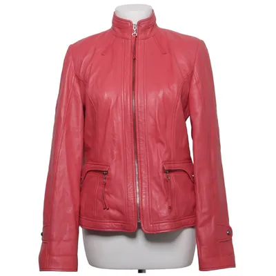Veste en cuir (Rouge) de Moda Cuir