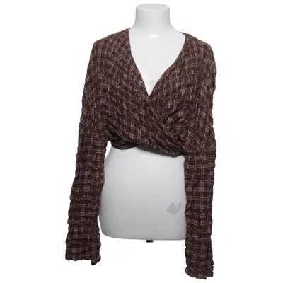 Wrap blouse (Brown) from Olars Ulla