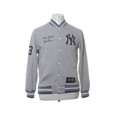 Collegejacka (Grå, Blå, Vit) från Majestic Athletic