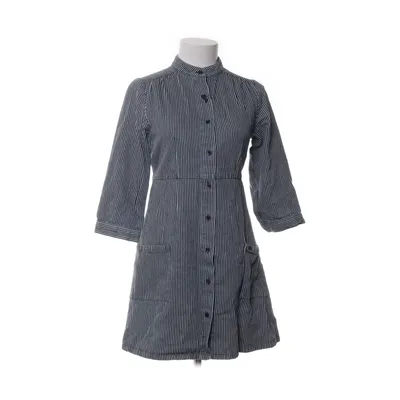 Skjortklänning (Blå, Vit) från Dunderdon Bomull