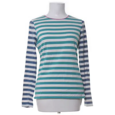 Long sleeve T-shirt (Blue, White, Green) from Lands' End Cotton, Elastane, Modal