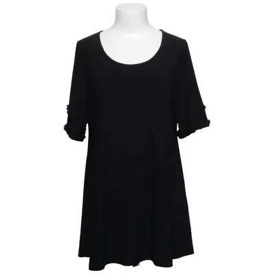 Jurk (Zwart) van Yoek Elastaan, Polyester