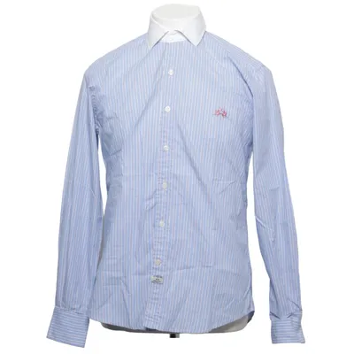 Shirt (Blue, White) from La Martina Cotton