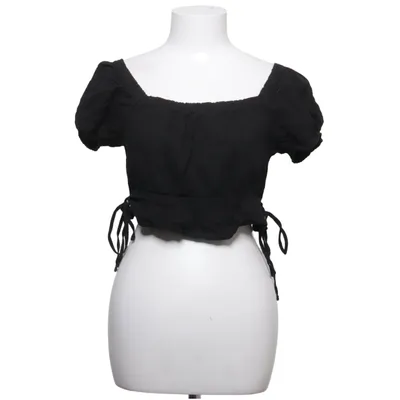 Crop top (Sort) fra Uniqlo Linned, Viscose