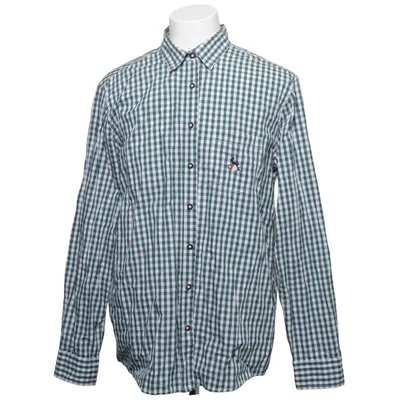 Shirt (Green, White) from Livergy Cotton