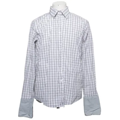 Chemise (Blanc, Bleu) de 4 You Coton