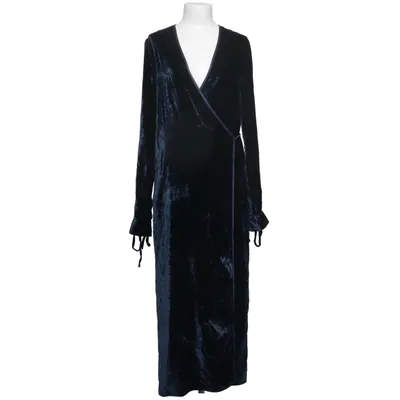 Wrap dress (Blue) from Attico Silk, Viscose