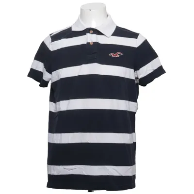 Polo shirt (Blue, White) from Hollister Cotton