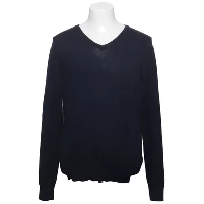 Pull-over (Bleu) de Dressmann Premium Collection Laine de mouton