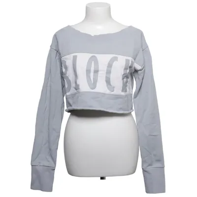 Collegetröja (Grå, Vit) från Bloch Bomull, Elastan, Polyester
