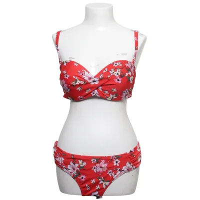 Bikini (Rouge, Multicolore) de Colours Of The World Élasthane, Polyester