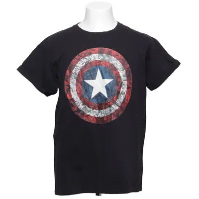 T-shirt (Svart, Röd, Blå, Vit) från Fruit of the Loom Bomull