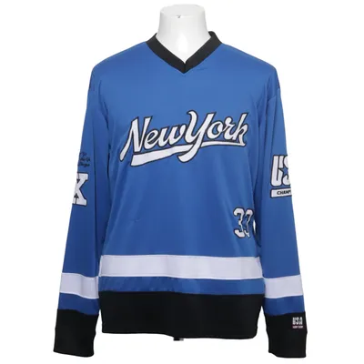 Hockey jersey (Blauw, Wit, Zwart) van FSBN Polyester