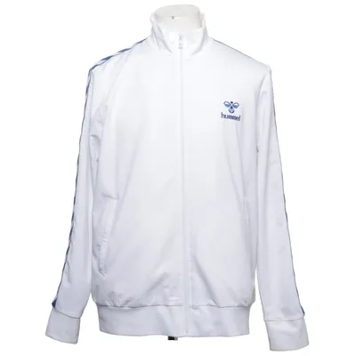 Veste de sport (Blanc, Bleu) de Hummel Élasthane, Polyester