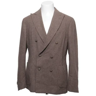 Blazer (Bruin) van Lardini Katoen, Nylon, Polyester, Wol