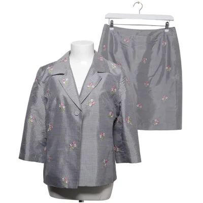 Skirt suit (Black, White, Multicolored) from Murek Fashion Silk
