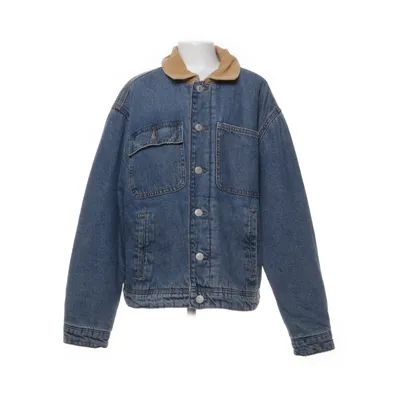 Gevoerde spijkerjas (Blauw) van Zara Katoen, Polyester