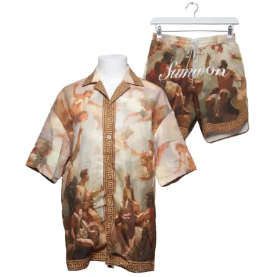 Set (Brown, Multicolored) from Sumwon Polyester