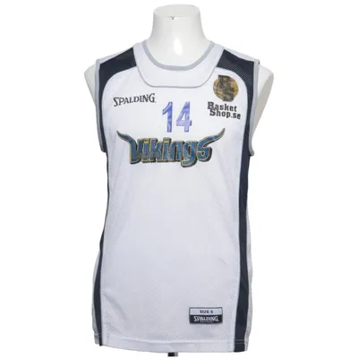 Basketball shirt (White, Blue) from Spalding
