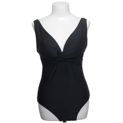 Maillot de bain une pièce (Noir) de Queentex Élasthane, Polyamide, Polyester