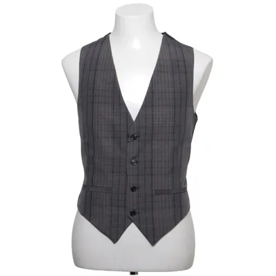 Suit vest (Gray) from Adam Polyester, Viscose