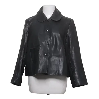 Leren jack (Zwart) van Ba&sh Katoen, Leer, Polyester