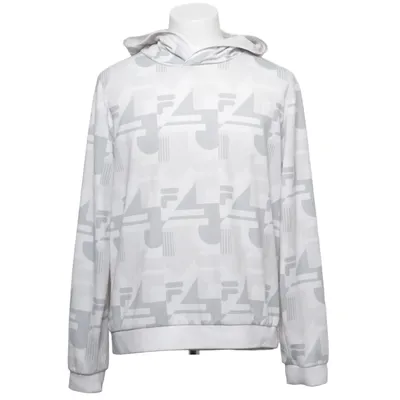 Hoodie (White, Gray) from Fila Elastane, Polyester