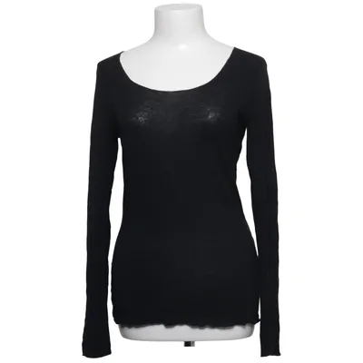 Langærmet t-shirt (Sort) fra Intimissimi Kashmir, Elastan, Modal