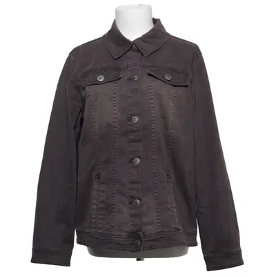 Denim jacket (Brown) from Steilmann Cotton, Elastane