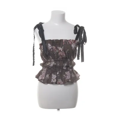 Tube top (Bruin, Meerkleurig) van H&M x Brock Collection Lyocell, Polyester