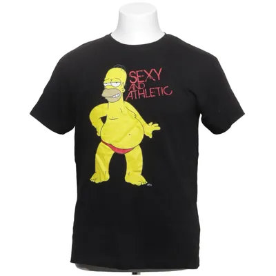 T-shirt (Svart, Flerfärgad) från The Simpsons Bomull