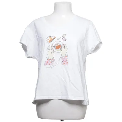 T-shirt (White) from SUWEN Cotton