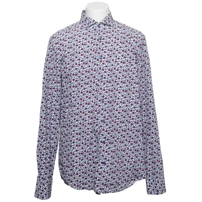 Shirt (White, Blue, Red) from Rossi Cotton