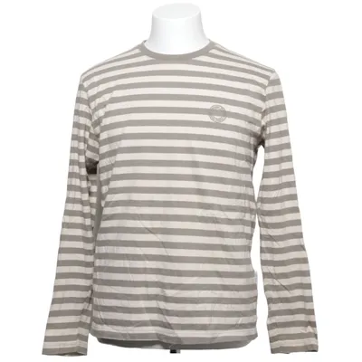 Långärmad t-shirt (Grå, Vit) från Selected Homme Ekologisk bomull