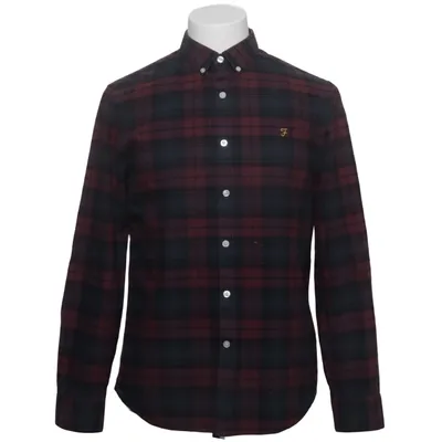 Chemise en flanelle (Rouge, Gris) de Farah Coton biologique