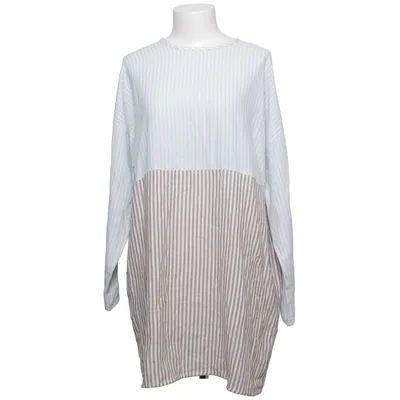 Jurk (Blauw, Beige, Wit) van Tavin