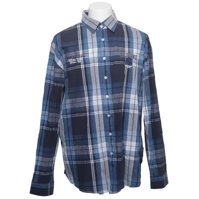 Chemise (Bleu, Gris, Blanc) de Via Cortesa Coton