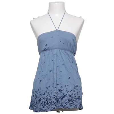 Halter neck top (Blue, Multicolored) from Abercrombie & Fitch Cotton, Elastane