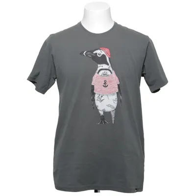 T-shirt (Grå, Rød, Hvid) fra Lakor Genanvendt bomuld, Genanvendt polyester