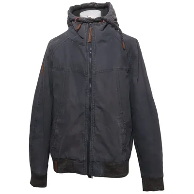 Bomberjack (Grijs) van Naketano Katoen, Polyamide, Polyester