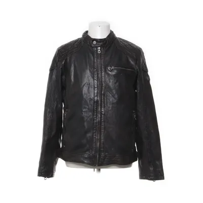 Leather jacket (Brown) from Gipsy by Mauritius Cotton
