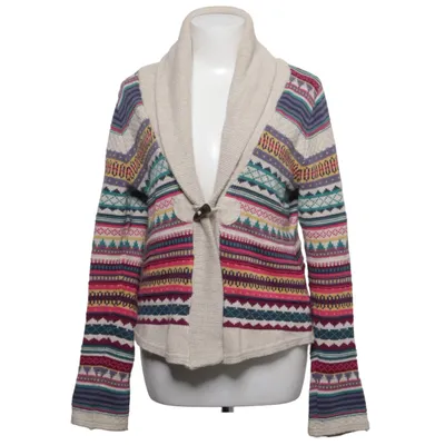 Strickjacke (Beige, Mehrfarbig) von L.O.G.G by H&M Angora, Baumwolle, Polyamid, Viskose, Wolle